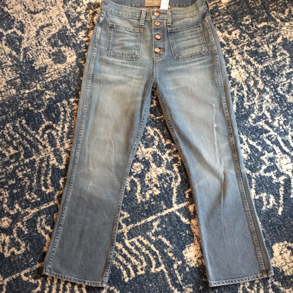 J. Crew Point Sur Denim vintage patch-pocket jeans
